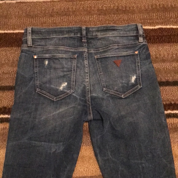 guess jeans mid rise skinny